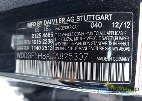 2013 Mercedes-Benz C 350 Sport from USA, damaged, VIN WDDGF5HBXDA825307